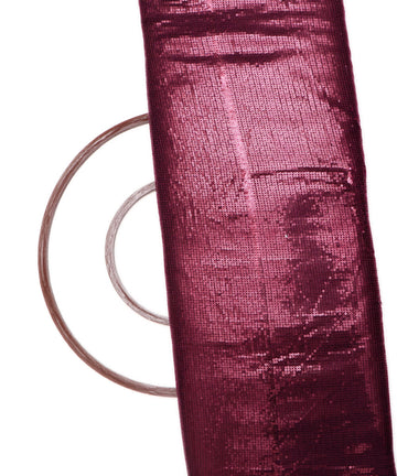 Wine Colour Embroidery Fabric